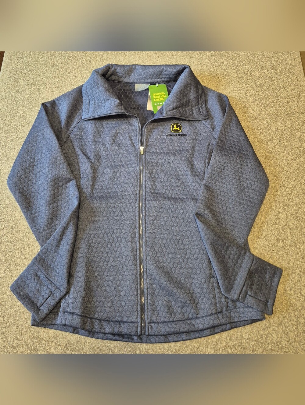 Nwt Womens John Deere Full Zip Size Large